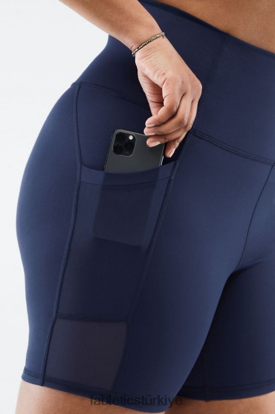 tr Fabletics kadınlar hareket halindeyken ultra yüksek belli 7\" kısa maun 40R06B555