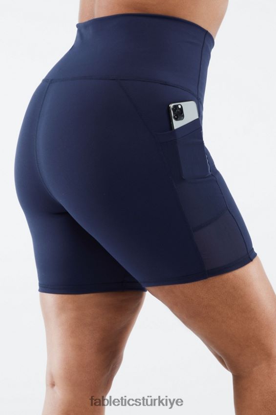 tr Fabletics kadınlar hareket halindeyken ultra yüksek belli 7\" kısa maun 40R06B555