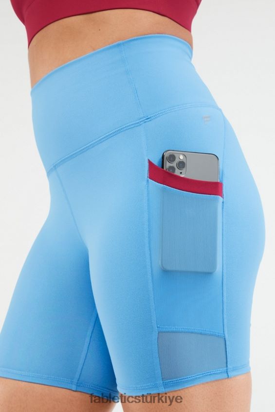 tr Fabletics kadınlar hareket halindeyken ultra yüksek belli 7\" kısa sörf mavisi/kiraz patlaması 40R06B553