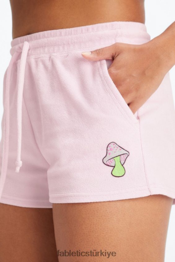 tr Fabletics kadınlar havlu terry mantar kısa vahşi kamuflaj/gaia 40R06B501