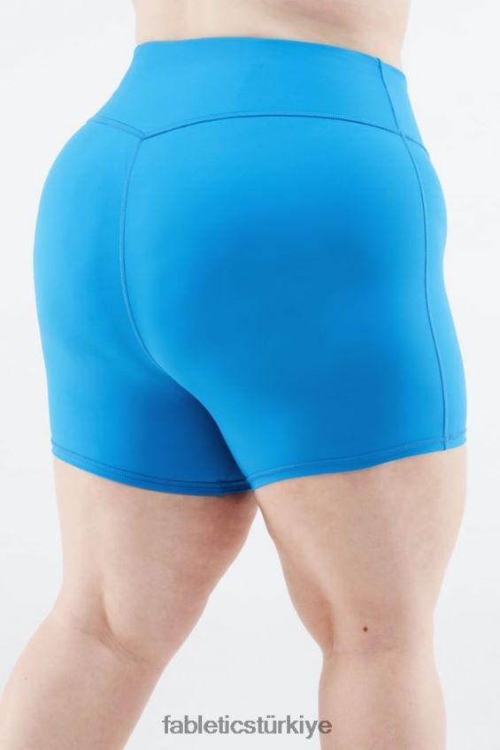 tr Fabletics kadınlar her yerde motion365 yüksek belli 6'' kısa siyah/klasik beyaz logo 40R06B474