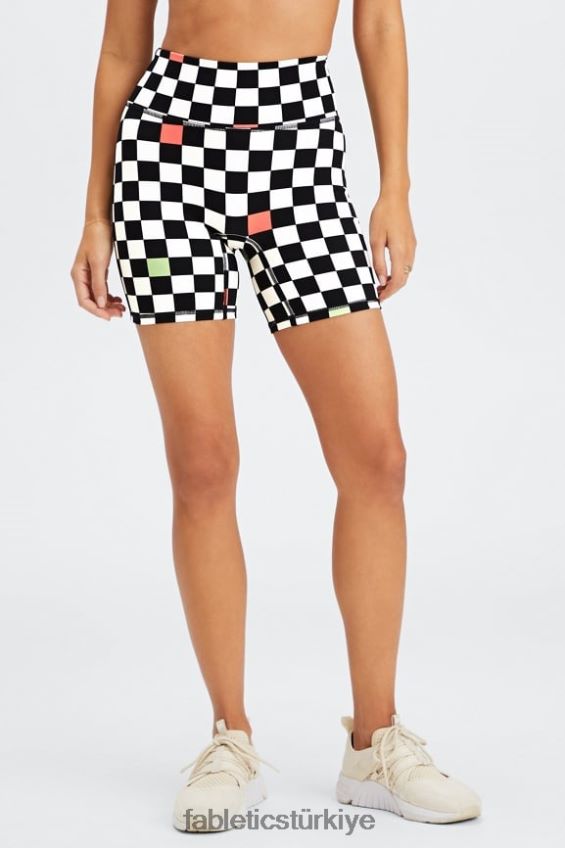 tr Fabletics kadınlar her yerde motion365 yüksek belli 6\'\' kısa yağmur bulutu/siyah 40R06B495