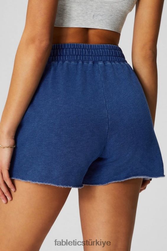 tr Fabletics kadınlar indigo eşofman altı yıkanmış vişne/beyaz 40R06B620