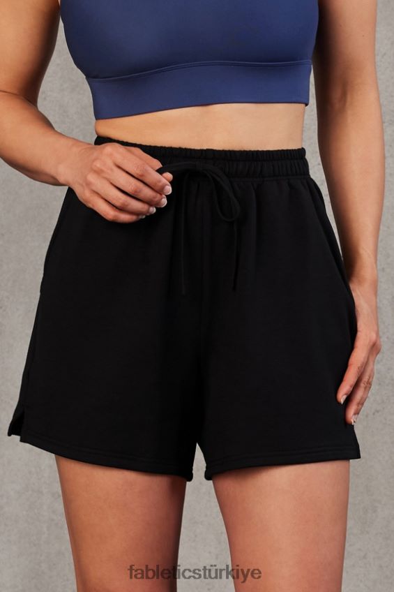 tr Fabletics kadınlar lüks havlu sweatshort uçurum/mavi menekşe 40R06B452