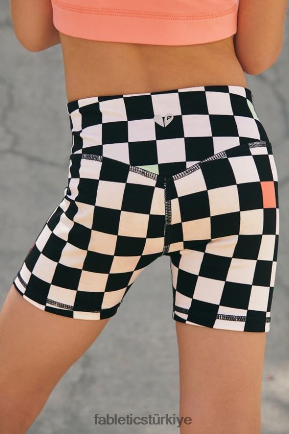 tr Fabletics kadınlar mini her yerde yüksek belli kısa yeni dalga çiçek/filiz 40R06B488