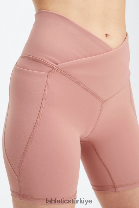 tr Fabletics kadınlar oasis pureluxe hw crossover 6\'\' kısa izlenim/körfez kıyısı 40R06B318