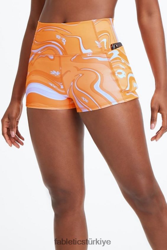 tr Fabletics kadınlar oasis pureluxe yüksek belli 2'' kısa beyaz/limon damlası/portakal şerbeti 40R06B464