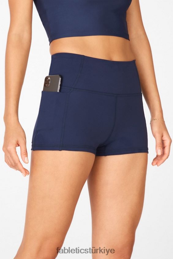 tr Fabletics kadınlar oasis pureluxe yüksek belli 2\'\' kısa şerbet/deniz kabuğu 40R06B466