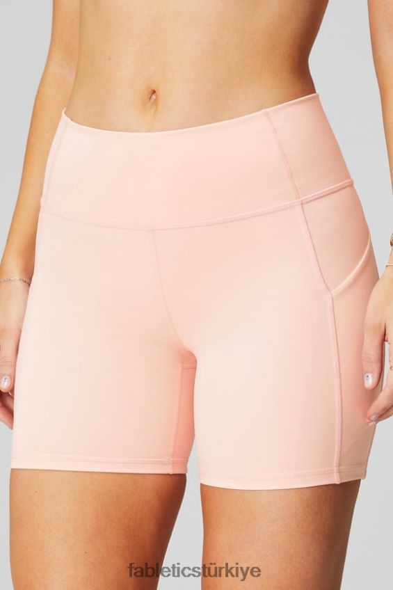 tr Fabletics kadınlar oasis pureluxe yüksek belli 6\'\' kısa 10 hayalet/siyah 40R06B285