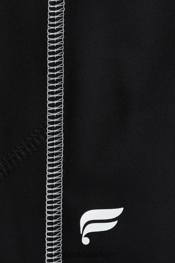 tr Fabletics kadınlar oasis pureluxe yüksek belli 6\'\' kısa 10 siyah/klasik beyaz 40R06B287