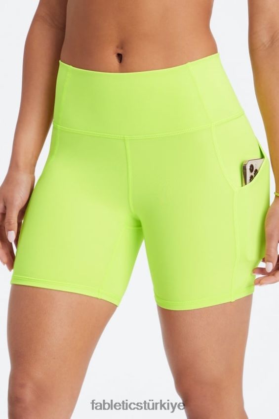 tr Fabletics kadınlar oasis pureluxe yüksek belli 6\'\' kısa 12 dumanlı mermer/mavi demir 40R06B296