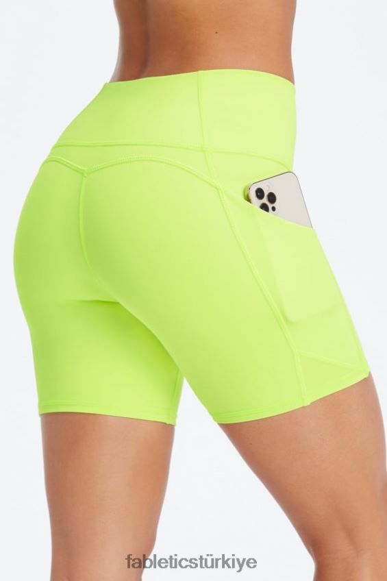 tr Fabletics kadınlar oasis pureluxe yüksek belli 6\'\' kısa 12 dumanlı mermer/mavi demir 40R06B296