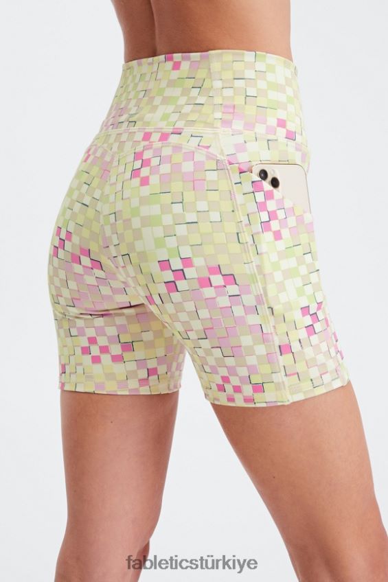 tr Fabletics kadınlar oasis pureluxe yüksek belli 6'' kısa 13 beyaz/mikro nokta 40R06B303