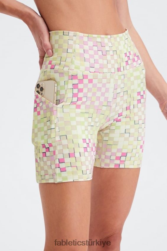 tr Fabletics kadınlar oasis pureluxe yüksek belli 6\'\' kısa 13 beyaz/mikro nokta 40R06B303