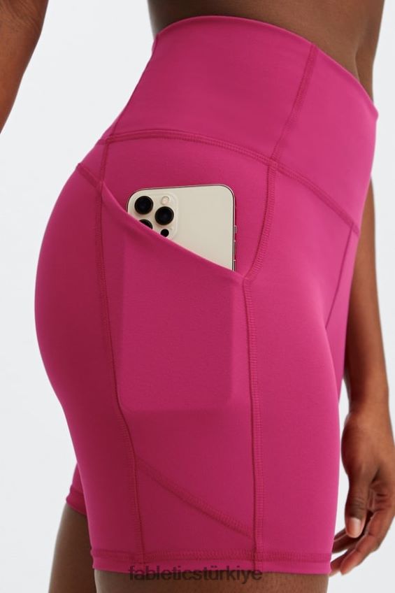 tr Fabletics kadınlar oasis pureluxe yüksek belli 6\'\' kısa 14 kekik/soğuk nane 40R06B305