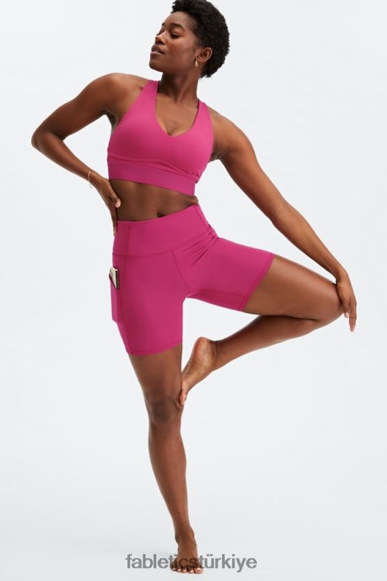 tr Fabletics kadınlar oasis pureluxe yüksek belli 6\'\' kısa 14 kekik/soğuk nane 40R06B305