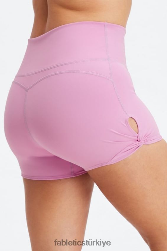 tr Fabletics kadınlar oasis pureluxe yüksek belli büküm 3\'\' kısa siyah/mikro nokta 40R06B438