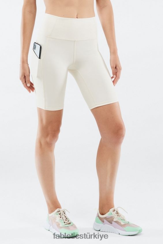 tr Fabletics kadınlar oasis yüksek belli cep kısa 9\" toprak/yeşil narenciye 40R06B524