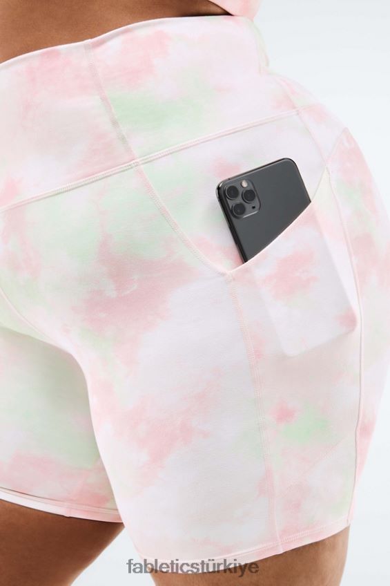 tr Fabletics kadınlar oasis yüksek belli cepli kısa 7\'\' beyaz/birlik 40R06B565