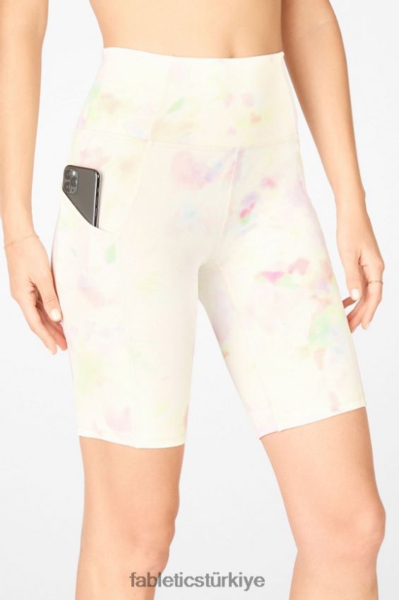 tr Fabletics kadınlar oasis yüksek belli cepli kısa 9\'\' toprak/yeşil narenciye 40R06B525
