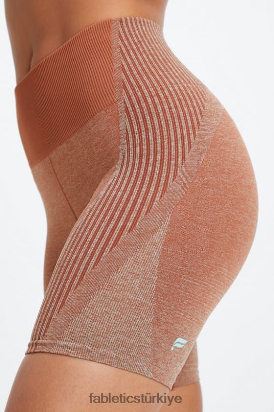 tr Fabletics kadınlar ombre dikişsiz ultra yüksek belli 6\" kısa maun/kristal dalga 40R06B407