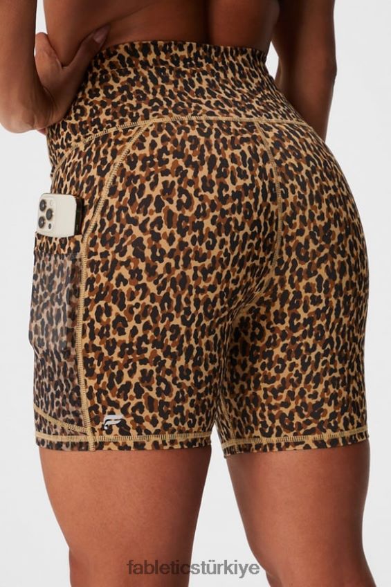 tr Fabletics kadınlar on-the-go powerhold yüksek belli 6'' kısa 5 mozaik/yansıtıcı logo 40R06B250