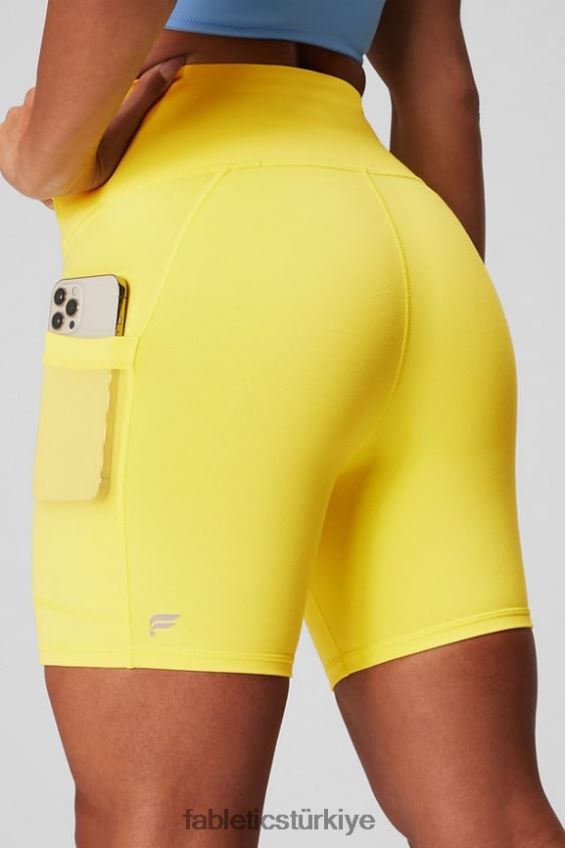 tr Fabletics kadınlar on-the-go powerhold yüksek belli 6\'\' kısa 5 mozaik/yansıtıcı logo 40R06B251