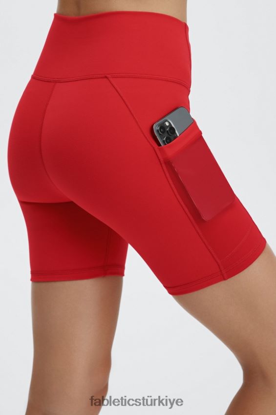 tr Fabletics kadınlar on-the-go powerhold yüksek belli 6\'\' kısa 8 mercan leoparı/pembe buttercream/şekerli misket limonu 40R06B266
