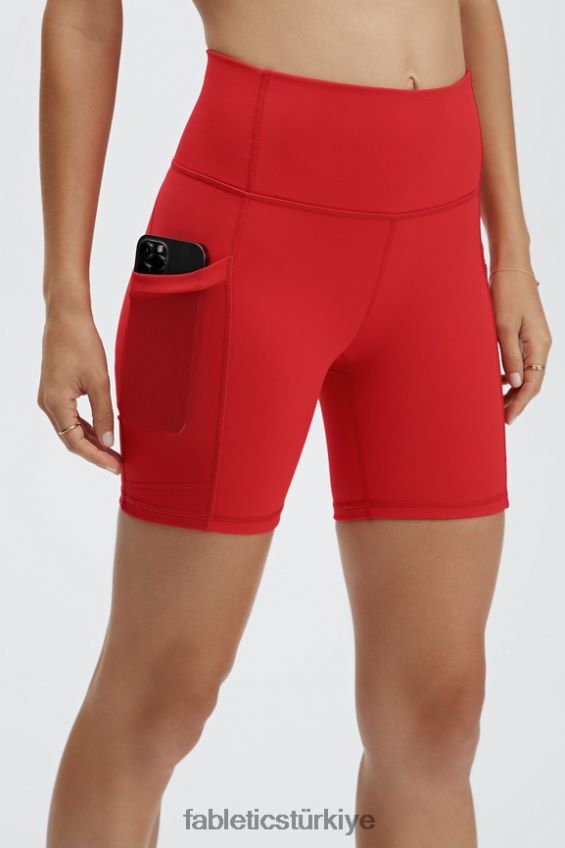 tr Fabletics kadınlar on-the-go powerhold yüksek belli 6\'\' kısa 8 mercan leoparı/pembe buttercream/şekerli misket limonu 40R06B266