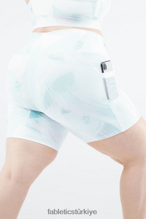 tr Fabletics kadınlar on-the-go powerhold yüksek belli 6'' kısa 9 sıcak beyaz/yansıtıcı gümüş 40R06B269