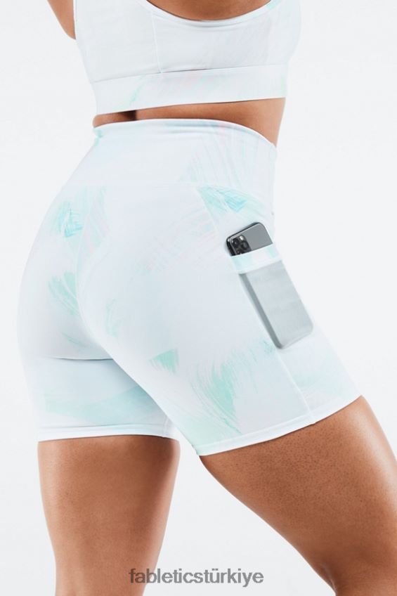 tr Fabletics kadınlar on-the-go powerhold yüksek belli 6\'\' kısa 9 siyah/mikro nokta 40R06B268