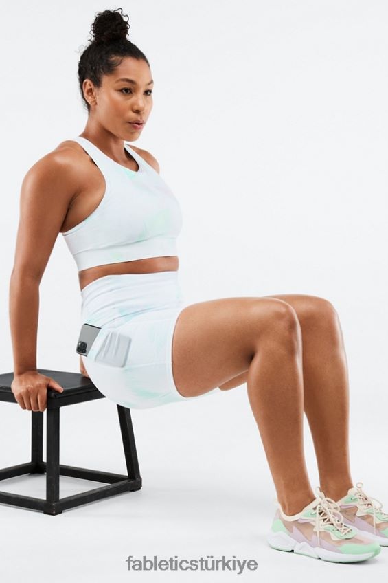 tr Fabletics kadınlar on-the-go powerhold yüksek belli 6\'\' kısa 9 siyah/mikro nokta 40R06B268