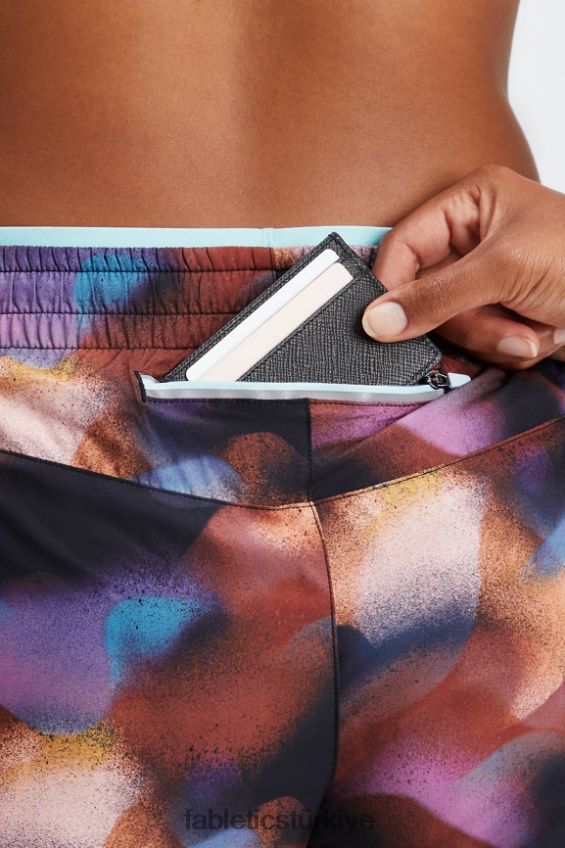 tr Fabletics kadınlar orta yükseklikte nefes al kısa koş erime/kristal dalga/yansıtıcı gümüş 40R06B275