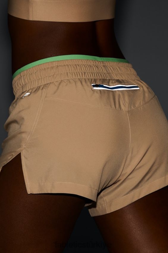 tr Fabletics kadınlar orta yükseklikte nefes al kısa koş sedir/muhabbet kuşu/elektrik mavisi 40R06B271