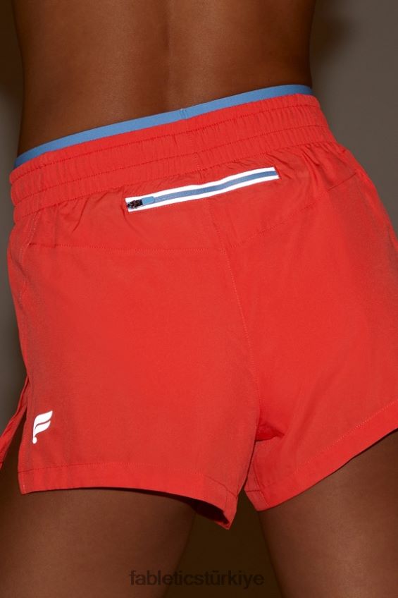 tr Fabletics kadınlar orta yükseklikte nefes al kısa koş turuncu nektar/adadan kaçış/yansıtıcı gümüş 40R06B274
