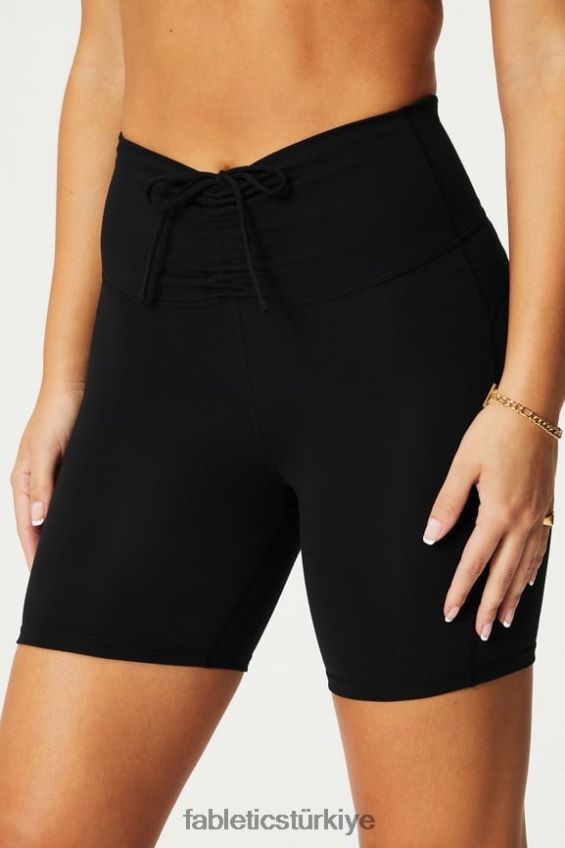 tr Fabletics kadınlar pureluxe ultra yüksek belli dantelli 6" kısa klasik beyaz/grafik 40R06B610