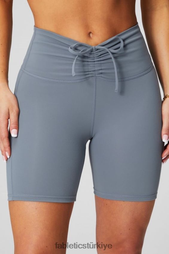 tr Fabletics kadınlar pureluxe ultra yüksek belli dantelli 6" kısa mor evren/grafik 40R06B612
