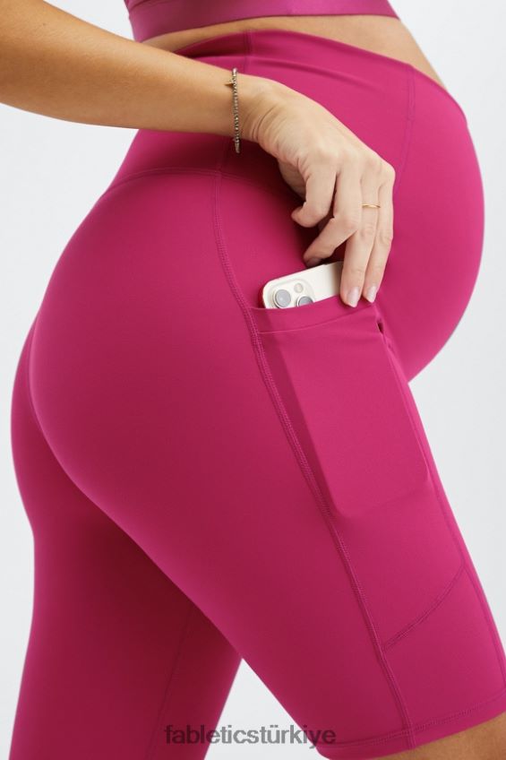 tr Fabletics kadınlar pureluxe yüksek belli hamile 9\'\' kısa şerbet/baja 40R06B510