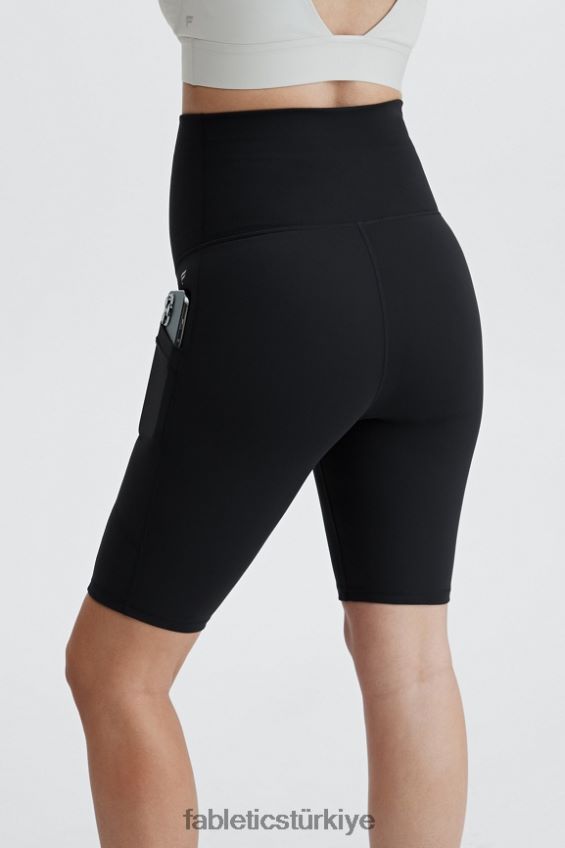 tr Fabletics kadınlar pureluxe yüksek belli hamile 9\'\' kısa siyah şeffaf parıltı/tatlı tart 40R06B511