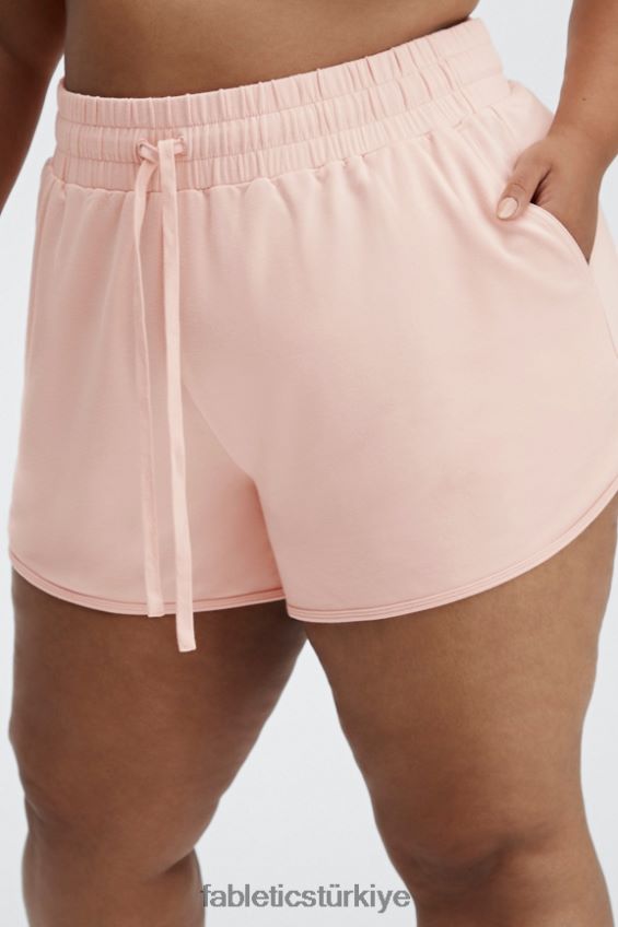 tr Fabletics kadınlar salon havlusu spor salonu kısa beyaz/beyaz logo 40R06B481