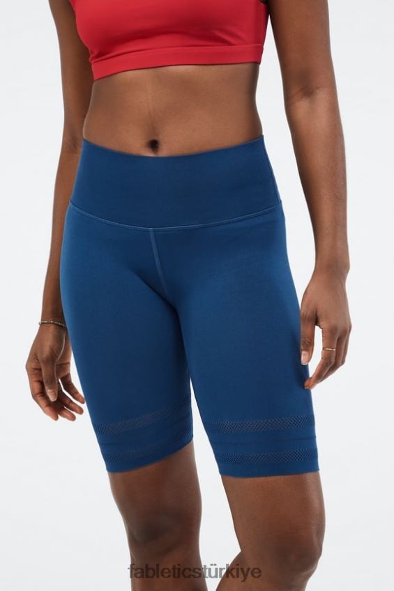 tr Fabletics kadınlar sculptknit yüksek belli delikli kısa puslu körfez/şeftali öpücüğü 40R06B578
