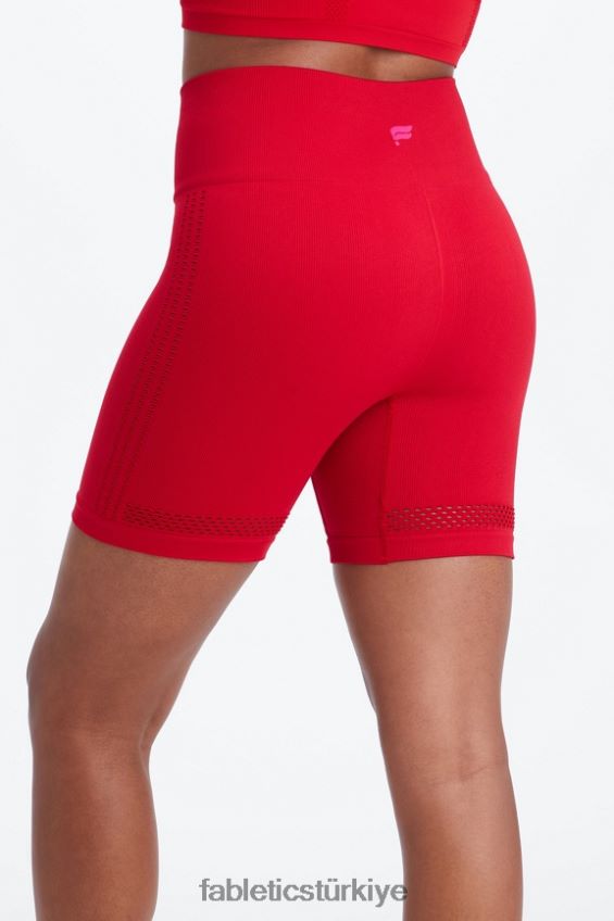 tr Fabletics kadınlar senkronize dikişsiz yüksek belli 6\'\' kısa tatlı kiraz/peluş pembe 40R06B353