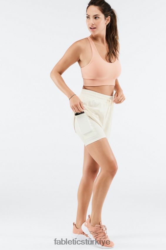 tr Fabletics kadınlar sloane kısa koşmak beton/ipek 40R06B537