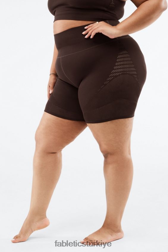 tr Fabletics kadınlar stytknit yüksek belli 6'' kısa beyaz/beyaz logo 40R06B533