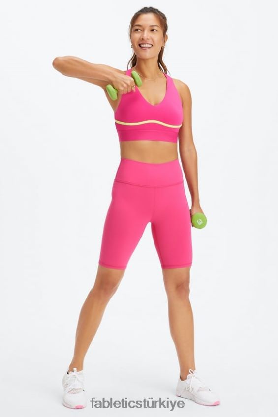 tr Fabletics kadınlar tanımlayın powerhold yüksek belli 9\'\' kısa 16 gün batımı/şenlik ateşi 40R06B325
