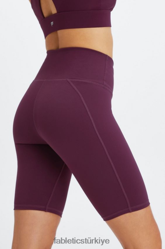 tr Fabletics kadınlar tanımlayın powerhold yüksek belli 9\'\' kısa 18 pembe yumruk/soluk zeytin 40R06B337