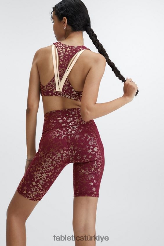 tr Fabletics kadınlar tanımlayın powerhold yüksek belli 9\'\' kısa 19 sandal ağacı/hurma/yansıtıcı gümüş 40R06B339