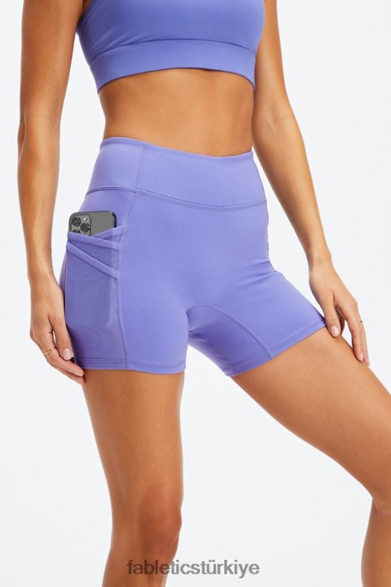 tr Fabletics kadınlar trinity motion365 orta yükseklikte 5\'\' kısa ekşi limon/klasik beyaz 40R06B364