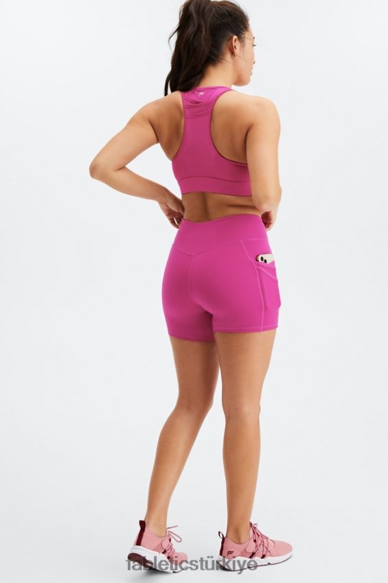 tr Fabletics kadınlar trinity motion365 orta yükseklikte 5\'\' kısa şekerli kireç/hiper çim 40R06B365