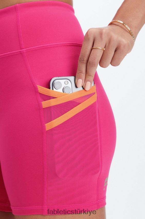 tr Fabletics kadınlar trinity motion365 orta yükseklikte 5\'\' kısa peluş pembe/kadife çiçeği 40R06B360